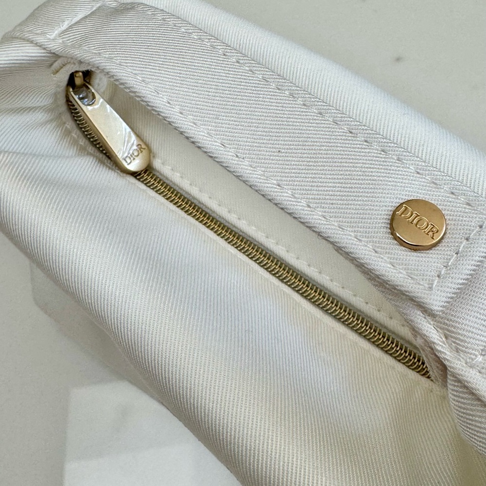 New - Authentic Dior Cosmetic Bag with Top Handle - Picture 5 of 10